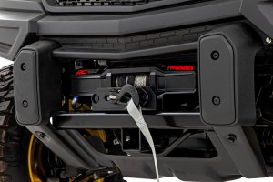 John Deere Gator XUV 835 Winch Mount - Rough Country - RS6500S - Black